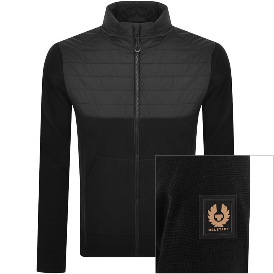 Belstaff Venture Full Zip Cardigan Black
